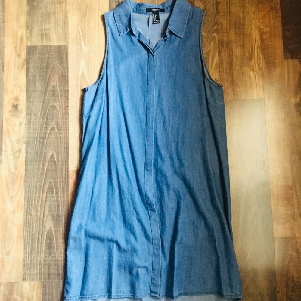 F21 Denim Dress